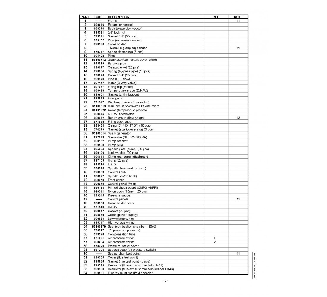 ARISTON MICROGENUS 23, 27 MFFI